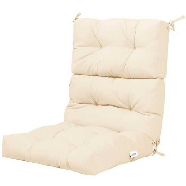 Superior sponge offers comfortable and soft sitting experience for you <br>Woven suede bedford cord provides smooth feeling and extra comfort <br>Convenient for you to suit different furniture with three-fold design <br>High quality string ties are not ea