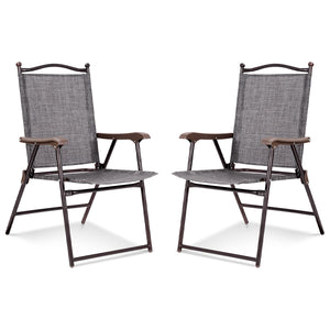This is folding chair which is a perfect choice for your home  yard. Â  Made of steel frame  this lounge chair is durable and sturdy. The textile fabric material surface is UV  stain  crack  water and split resistant for extra durability  and you can easy