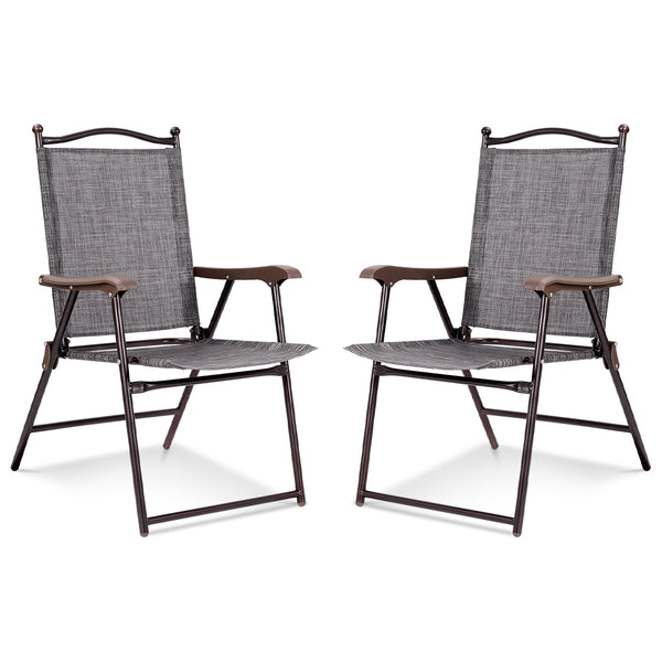 This is folding chair which is a perfect choice for your home  yard. Â  Made of steel frame  this lounge chair is durable and sturdy. The textile fabric material surface is UV  stain  crack  water and split resistant for extra durability  and you can easy