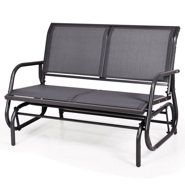 Made of solid steel which is rust-proof and waterproof for longer use <br>Breathable and durable fabric for comfortable seating experience <br>Smooth and gentle gliding system to make you relax <br>Can be placed on the ground steadily with stable base <br