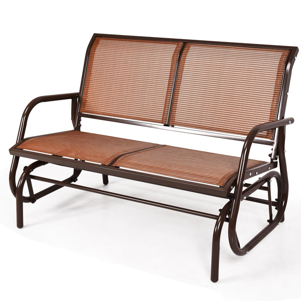Made of solid steel which is rust-proof and waterproof for longer use <br>Breathable and durable fabric for comfortable seating experience <br>Smooth and gentle gliding system to make you relax <br>Can be placed on the ground steadily with stable base <br