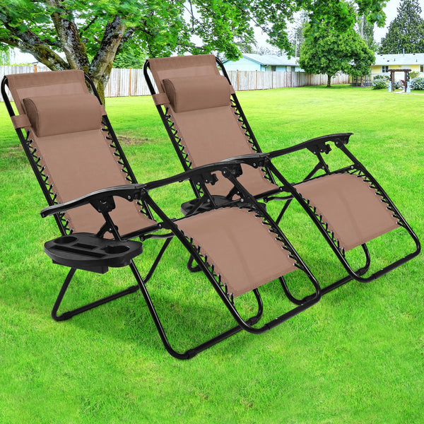 Strong double bungee ropes and rustproof frame ensure a long-time use <br>Adjustable padded pillow for both headrest and lumbar support <br>Add extra stability with reinforced triangular structure and non-slip foot pads <br>Designed with a locking system 