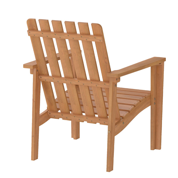 Built for dependable outdoor use with solid acacia wood<br>Strong construction holds up to 400 lbs with stability<br>Curved seat for comfort during longer outdoor lounging<br>Angled backrest eases sitting with better body support<br>Wide armrests for adde
