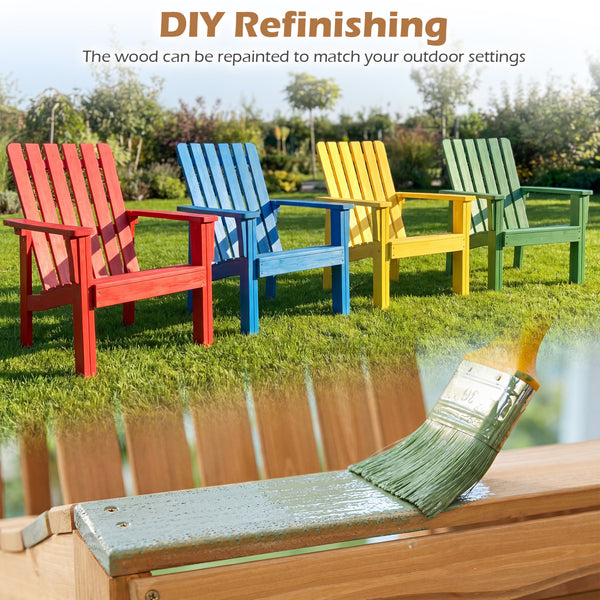 Built for dependable outdoor use with solid acacia wood<br>Strong construction holds up to 400 lbs with stability<br>Curved seat for comfort during longer outdoor lounging<br>Angled backrest eases sitting with better body support<br>Wide armrests for adde