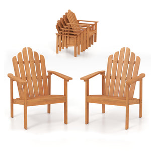 Built for dependable outdoor use with solid acacia wood<br>Strong construction holds up to 400 lbs with stability<br>Sloped seat for comfort during longer outdoor lounging<br>Angled backrest eases sitting with better body support<br>Wide armrests for adde