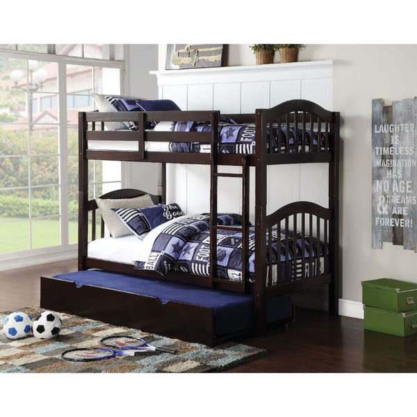 Heartland - Twin Over Twin Bunk Bed - Dark Brown - 81"