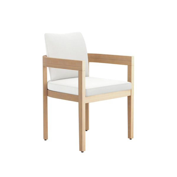 The Wesley Patio Side Chair offers the perfect combination of durability, comfort, and style for any outdoor space. Crafted from FSC-Certified Acacia solid wood, this chair is built to withstand the elements while maintaining its natural beauty over time.