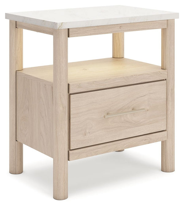 Cadmori - Two-Tone - One Drawer Night Stand
