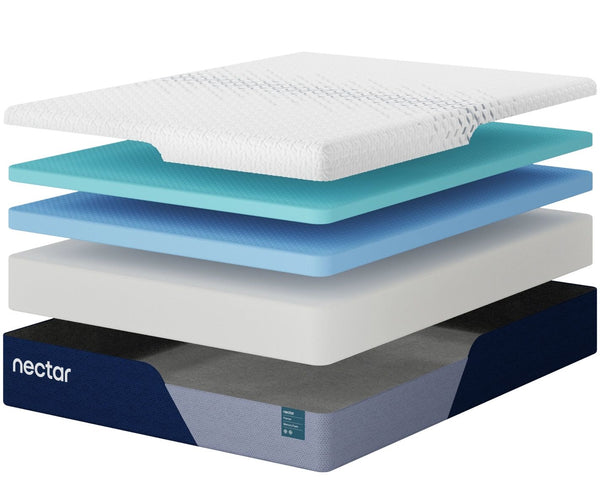 Nectar Premier Memory Foam 5.1 - White - King Mattress