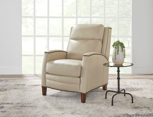 Vermont - Manual Pushback Recliner - Pearl Glow