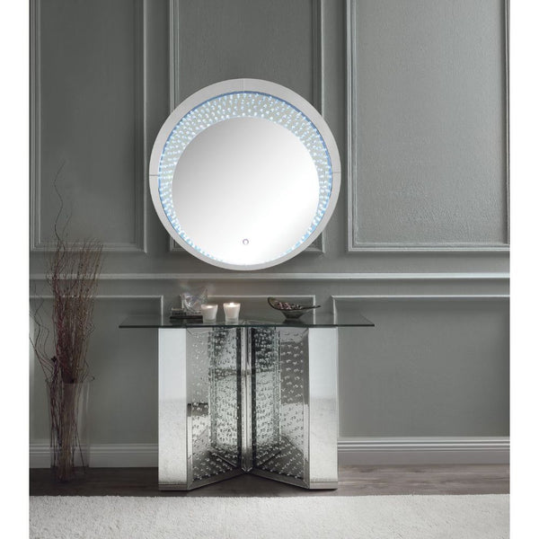  Rectangular Console Table NO Storage Features: Glass Top
