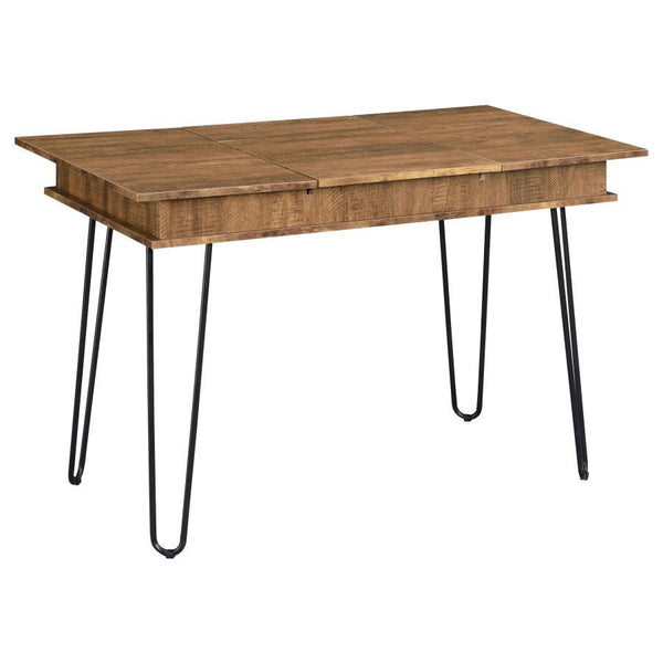 At first glance, it appears to be a simple writing desk with a hint of traditional charm. Yet when you flip open its top and pull out its sliding tray, and it reveals a plethora of pleasing features. Four spacious compartments offer discreet storage for y