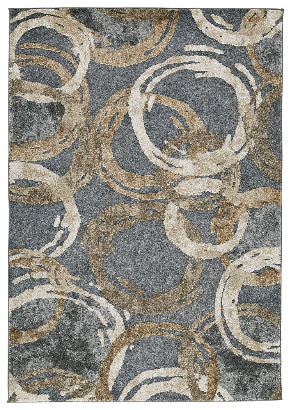 This area rug, with its abstract geometric design, is sure to be the highlight of the room. Featuring a low pile with added softness and durable construction, it will give your space a look that is unmistakably now.<br/><br/><b>Product Features</b><ul><li