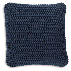 Simply chic, this pillow welcomes cozy style to your sofa, sectional or bed. Its deep blue hue and inviting handwoven design complete casual and coastal retreats alike, adding a stylish touch to your reading nook or lounge area.<br/><br/><b>Product Featur