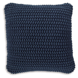 Simply chic, this pillow welcomes cozy style to your sofa, sectional or bed. Its deep blue hue and inviting handwoven design complete casual and coastal retreats alike, adding a stylish touch to your reading nook or lounge area.<br/><br/><b>Product Featur