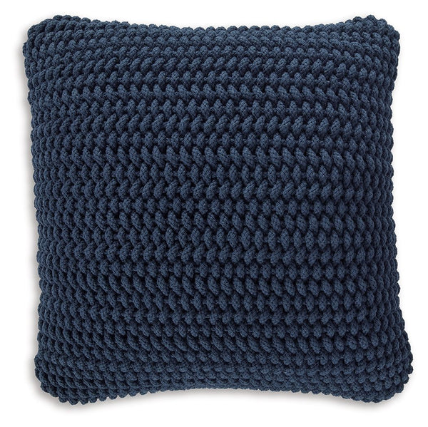 Simply chic, this pillow welcomes cozy style to your sofa, sectional or bed. Its deep blue hue and inviting handwoven design complete casual and coastal retreats alike, adding a stylish touch to your reading nook or lounge area.<br/><br/><b>Product Featur