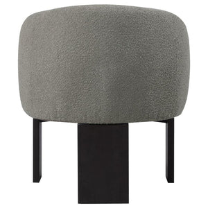 Valdez - Boucle Upholstered Barrel Back Accent Chair - Brown