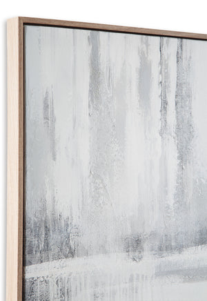 Estonbrook - Gray / White - Wall Art