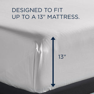  lightweight sheets have been redesigned for an even better fit on your Tempur-Pedic mattress. The fitted sheet 