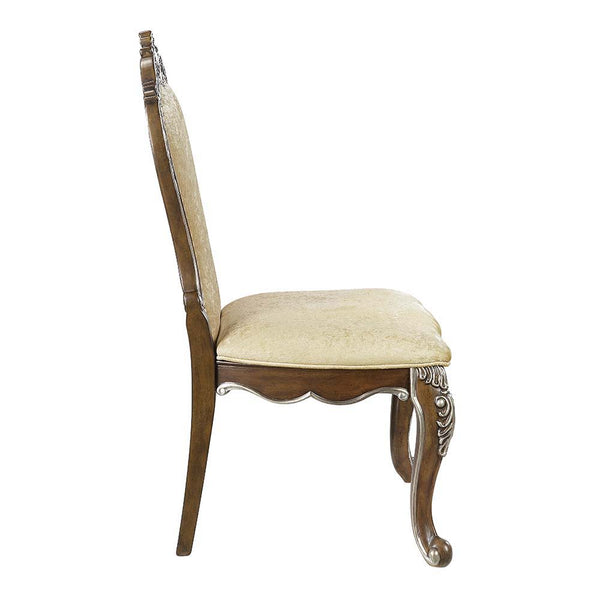  the floral moldings are highlighted with silver h