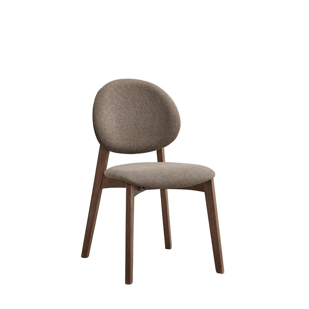 Discover the elegance of the Hadasa dining collection. With its sleek wooden table and matching chairs, this set exudes contemporary charm. The curved design of the table legs and the soft upholstery of the chairs offer both style and comfort. Perfect for