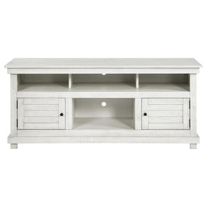 Payne - 60## TV Stand Media Console - Distressed White