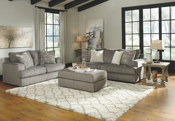  this set is the ideal merger of modern flair and classic staying power. <h4><b>Soletren - Ash - Sofa</b></h4> <t