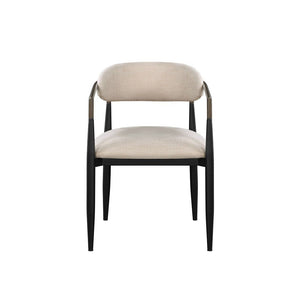 Jaramillo - Side Chair (Set of 2) - Beige & Black
