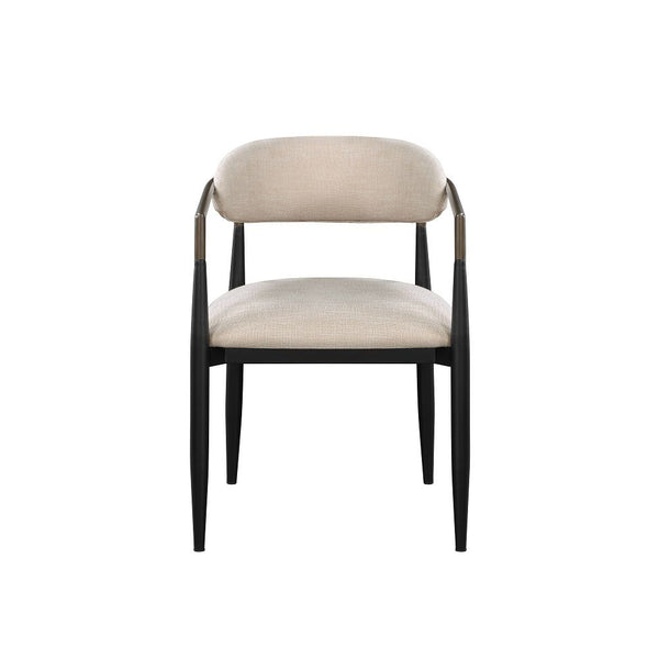 Jaramillo - Side Chair (Set of 2) - Beige & Black