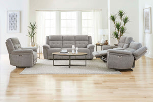Richland - Power Recliner (Set of 2) - Bristol Gray