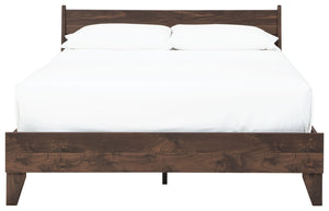 Calverson - Mocha - Full Panel Platform Bed