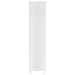 Dylan - 4-Shelf Storage Bookshelf - White High Gloss