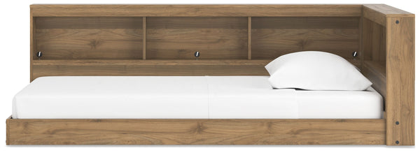 Deanlow - Honey - Twin Bookcase Storage Bed