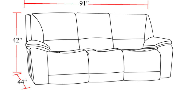 Vail - Power Reclining Sofa And Loveseat - Burnt Sienna