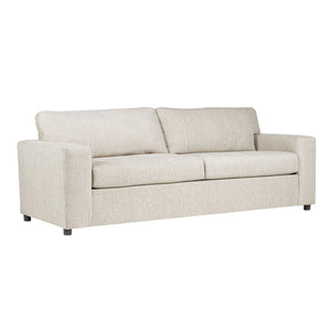 Meet the Kylo 3-Seater Sofa, a versatile addition to any living space. With its transitional style and chiffon natural upholstery, this sofa effortlessly complements a variety of decor themes. The Kylo is made in the USA and features square arms and an at