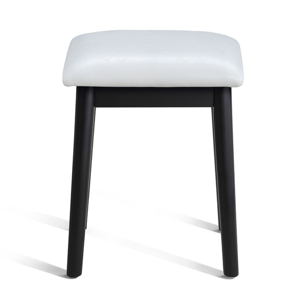Cecilia - Vanity Table & Stool - Black