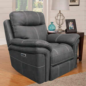 Mason - Power Reclining Sofa And Recliner - Charcoal