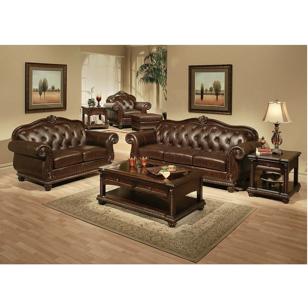 generous rolled armrests