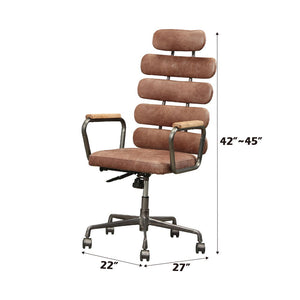 Calan - Executive Office Chair - Vintage Whiskey Top Grain Leather