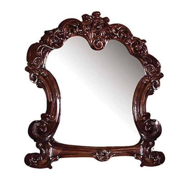 traditional design in your bedroom with the cherry Vendome mirror. This hand-crafted piece inspired from the luxurious designs of the past