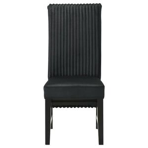  adding rich texture and a stylish visual contrast. The seat itse