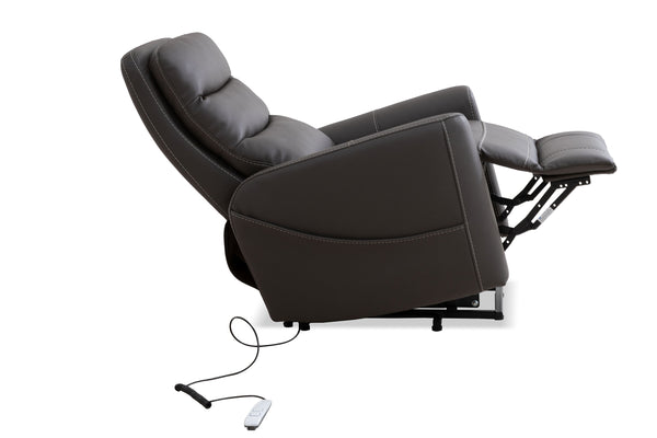 Hercules - Power Lift Recliner With Articulating Headrest (Set of 2) - Haze
