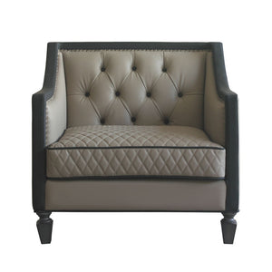  Black PU & Charcoal Finish