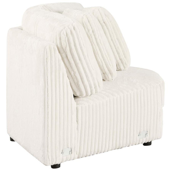 Emberson - Upholstered Wedge - Ivory