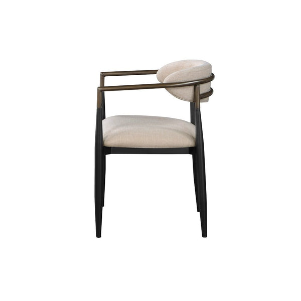Jaramillo - Side Chair (Set of 2) - Beige & Black
