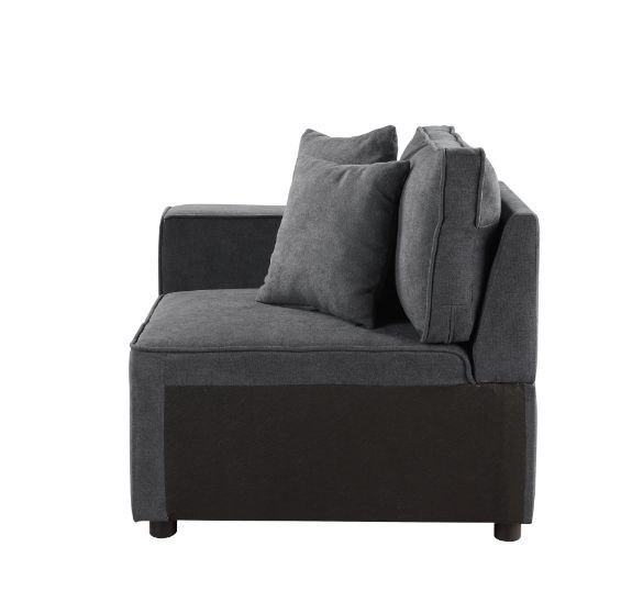 Silvester - Accent Chair - Gray Fabric - 29"