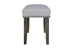  this bench promises strength and stability. The multi-step walnut brown finish enhances the natural wood grain