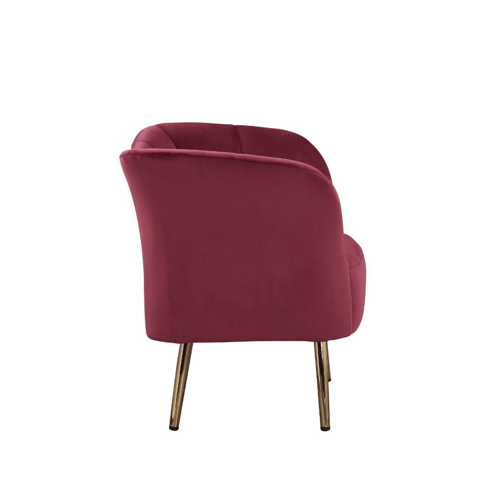 With its transitional design, the Reese accent chair is sure to please. Whether you-'re going for a classic traditional style or a more modern look, its versatile design ensures that it can fit within various aesthetic styles. It features a barrel backres