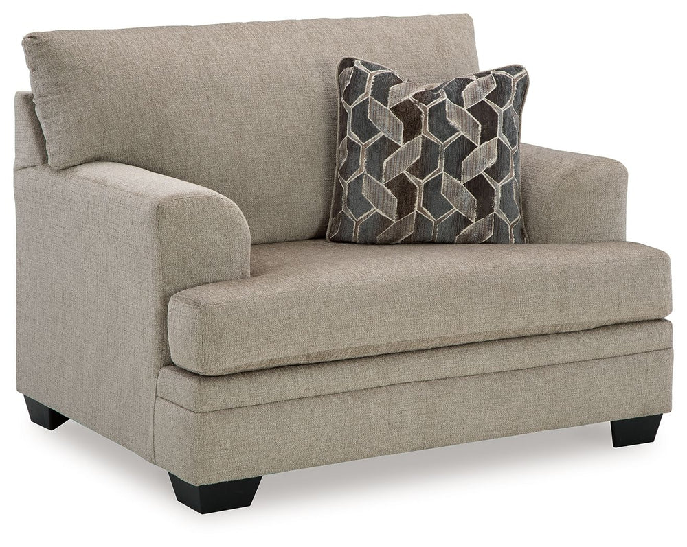 This oversized chair feels every bit as good as it looks. Ultra-soft upholstery enhances your comfort, making it a delightful place to unwind. Whether you-'re enjoying a quiet evening alone or chilling with friends, this piece promises to be the perfect b