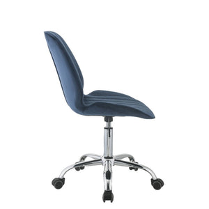  Armless Office Chair w/Swivel (360 Degrees) â€¢ Adjustable Height () â€¢ Padded SEAT & BACK: Velvet () â€¢ â€¢ Solid Backrest () â€¢ Armless â€¢ Inner Frame: Wood